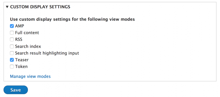 Enable AMP Display in Drupal Enable AMP Display in Drupal