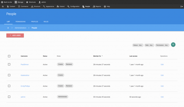 Material Admin Drupal 8 admin theme Material Admin Drupal 8 admin theme